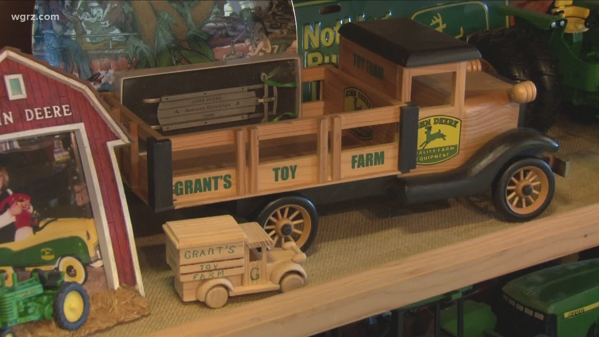 Clifford Grant never set out to start a private museum, but over the years, it just sort of happened as he grew his collection of tractors and John Deere items.