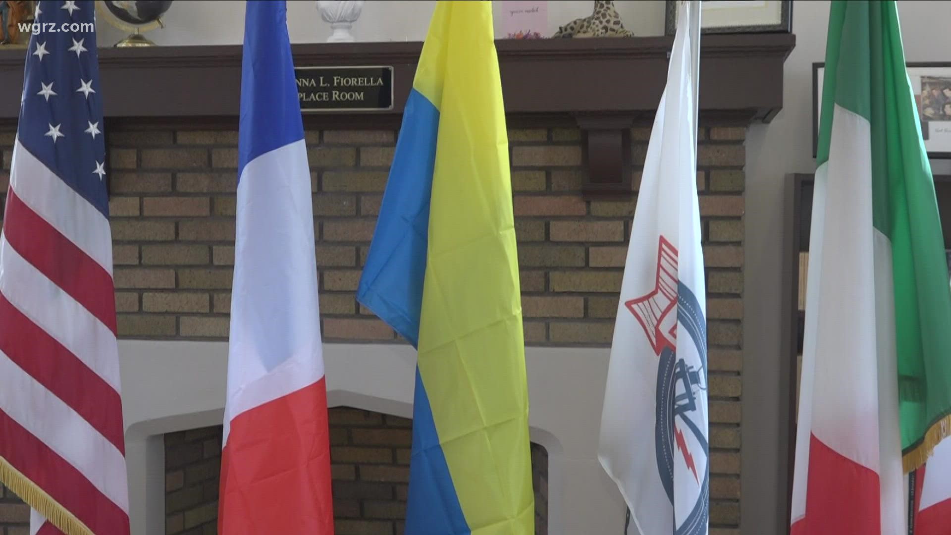 The 'Stand Together for Ukraine' is hosted by community and cultural organizations in Western New York to raise money and donations for the Ukrainian community.