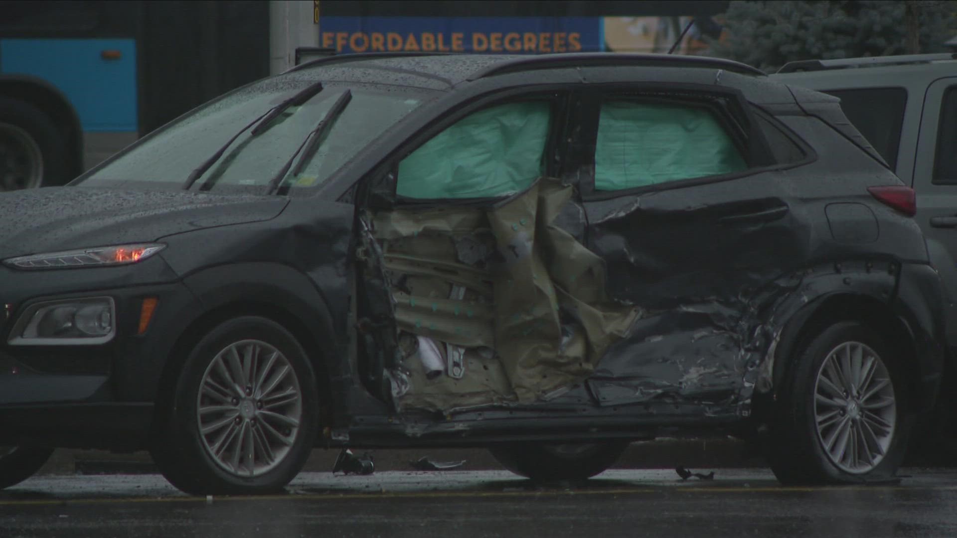 Road conditions to blame for 5-car crash in Tonawanda