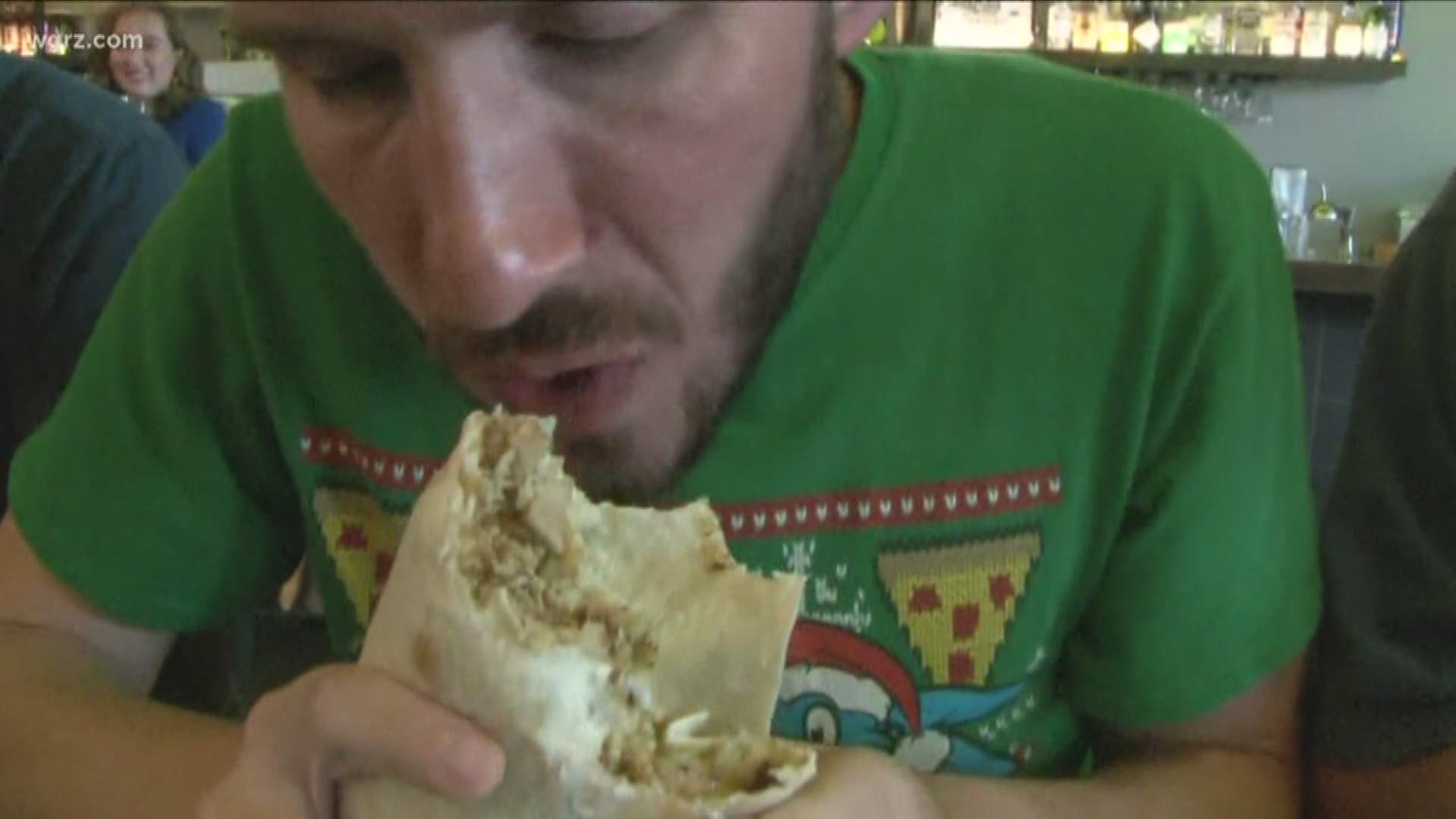 2nd annual burrito eating contest at Lloyds