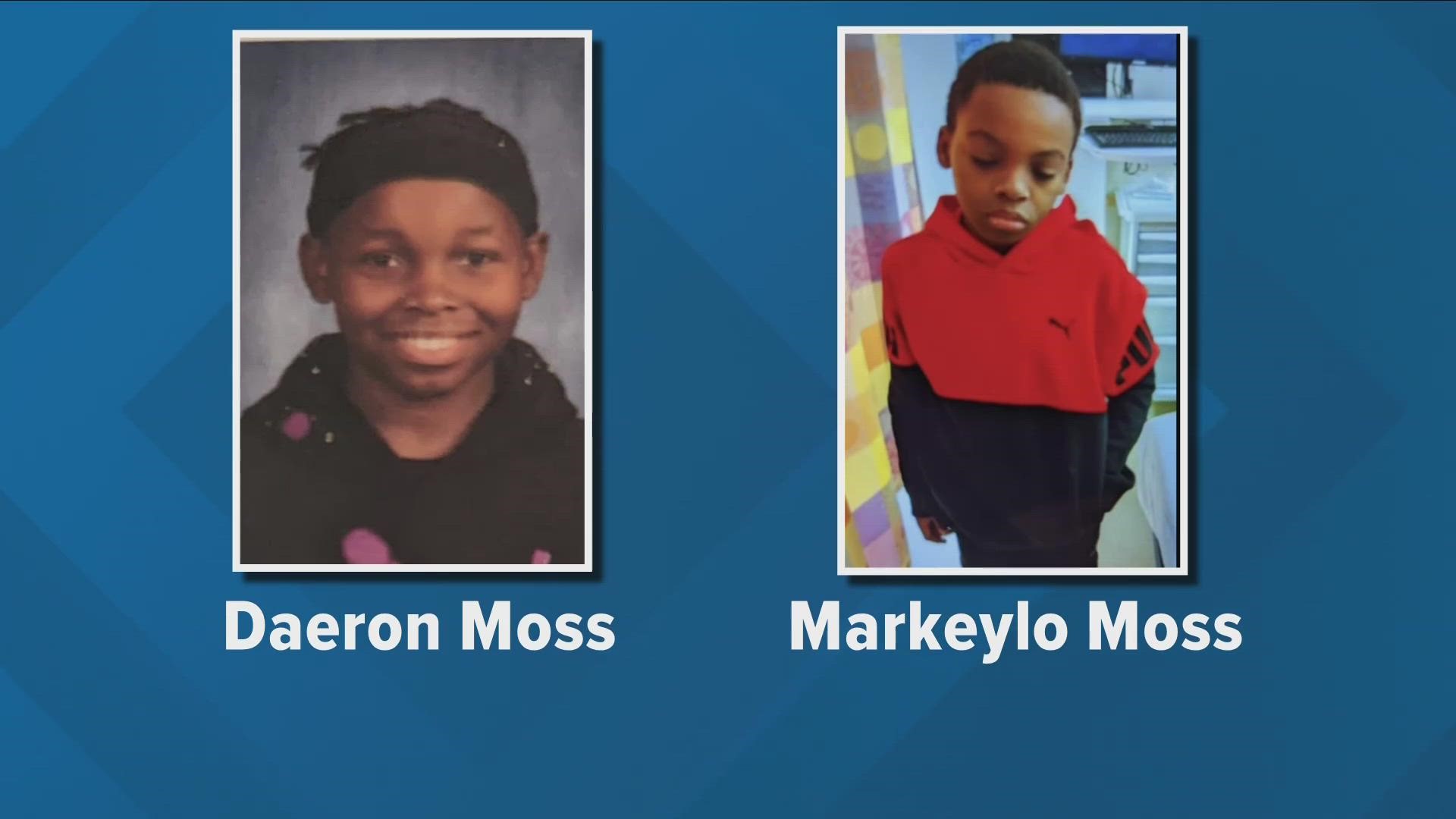 Daeron Moss, 11, and Markeylo Moss, 10, were last seen on the 100 block of Hickory Street in the City of Buffalo, near the JFK Recreation Center an Clinton Street.