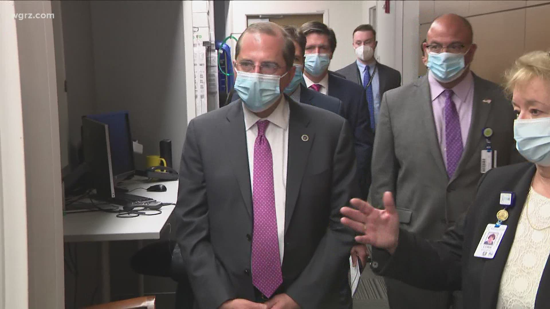 US Secretary of Health Alex Azar tours WNY