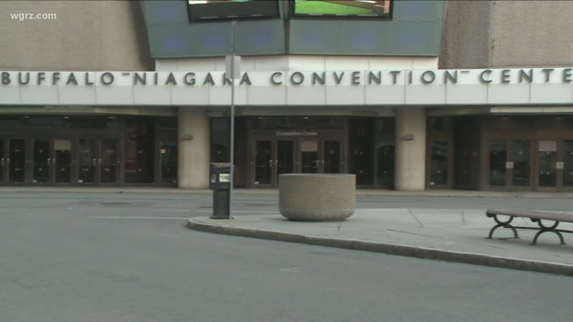 Erie County is looking at a number of locations that could possibly be turned into make-shift hospitals, one of them being the Buffalo Niagara Convention Center.