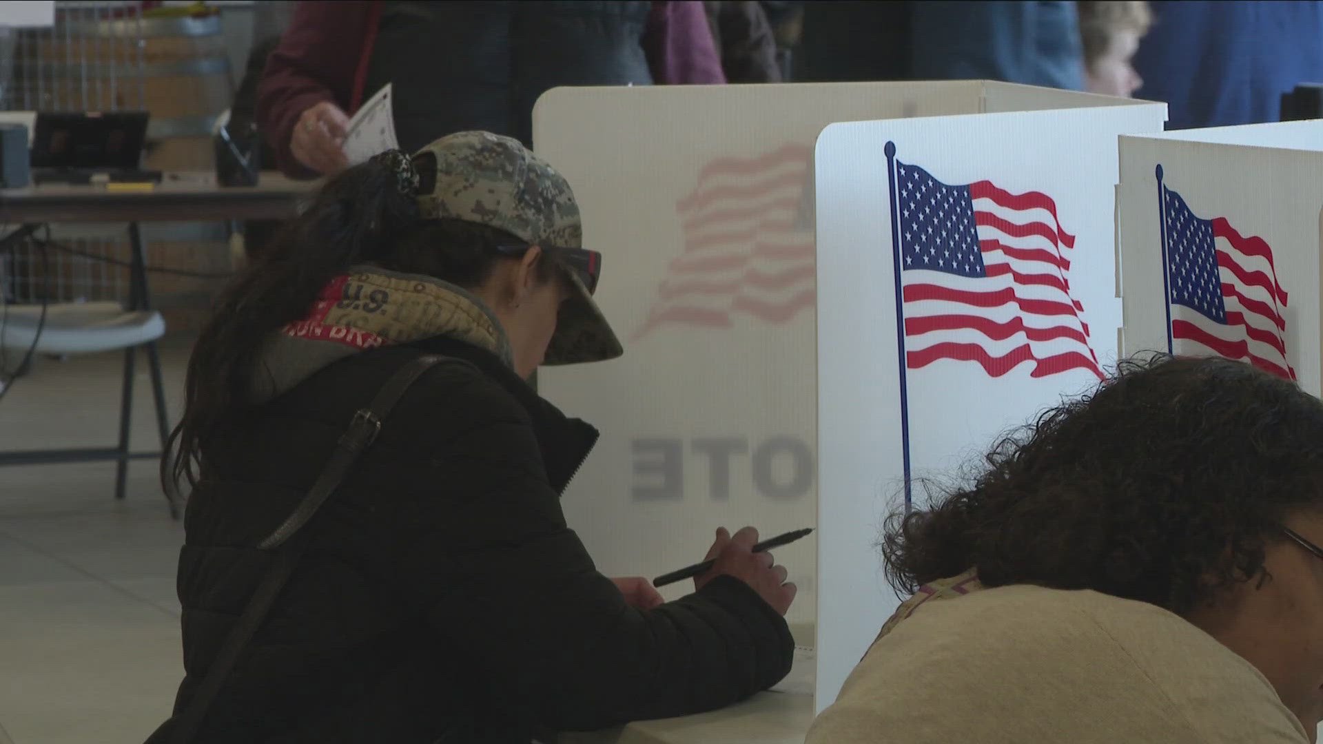 Western New Yorkers flocked to polling sites to fill out their ballots early, with Tuesday's election approaching.