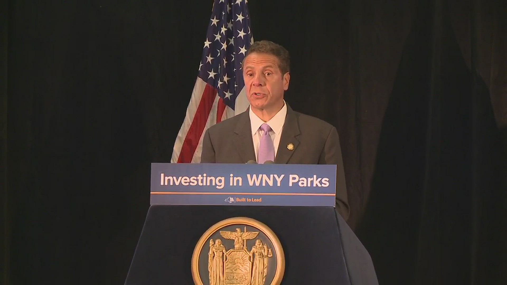 Gov. Cuomo in NF to tout investments in state park.