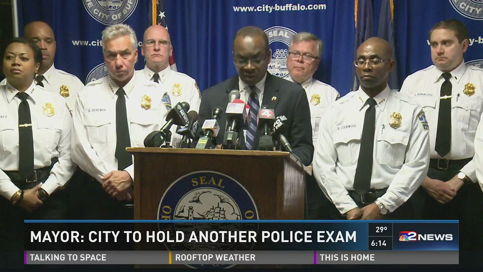 MAYOR: CITY TO HOLD ANOTHER POLICE EXAM