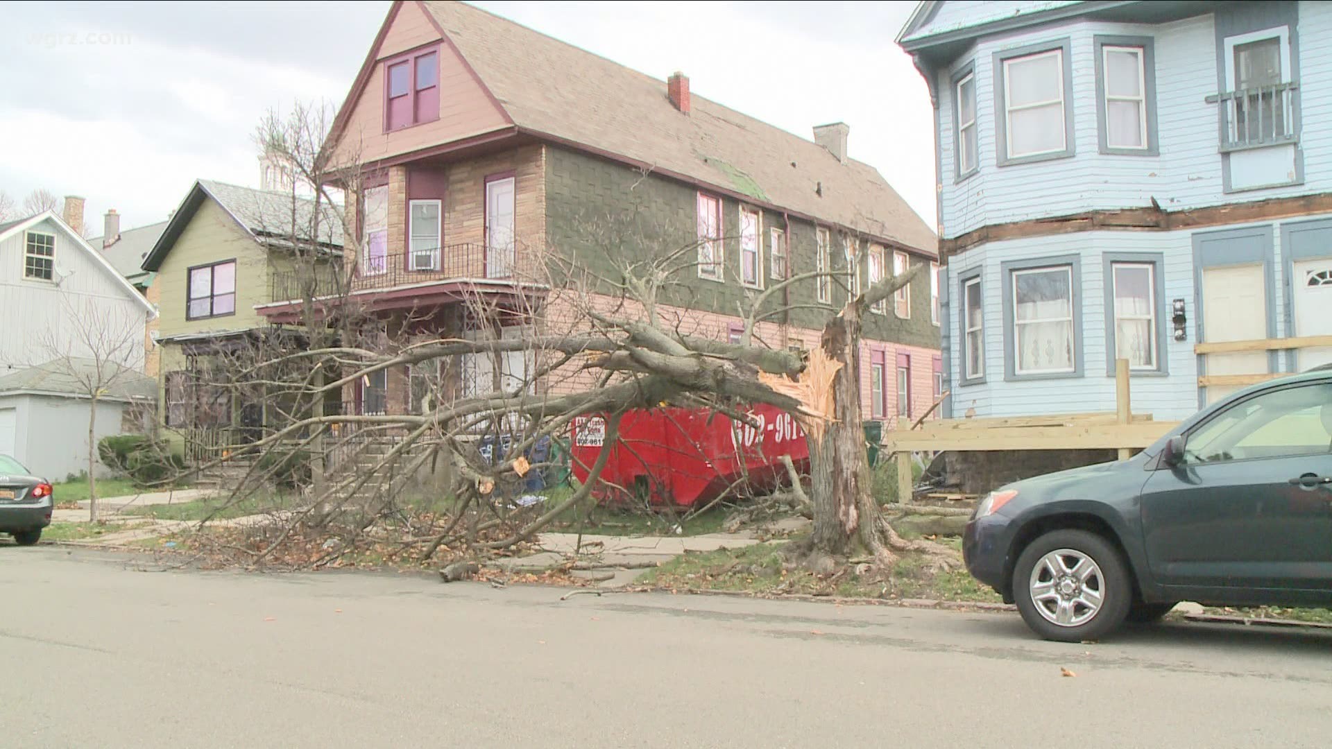 Cleanup underway from big wind storm