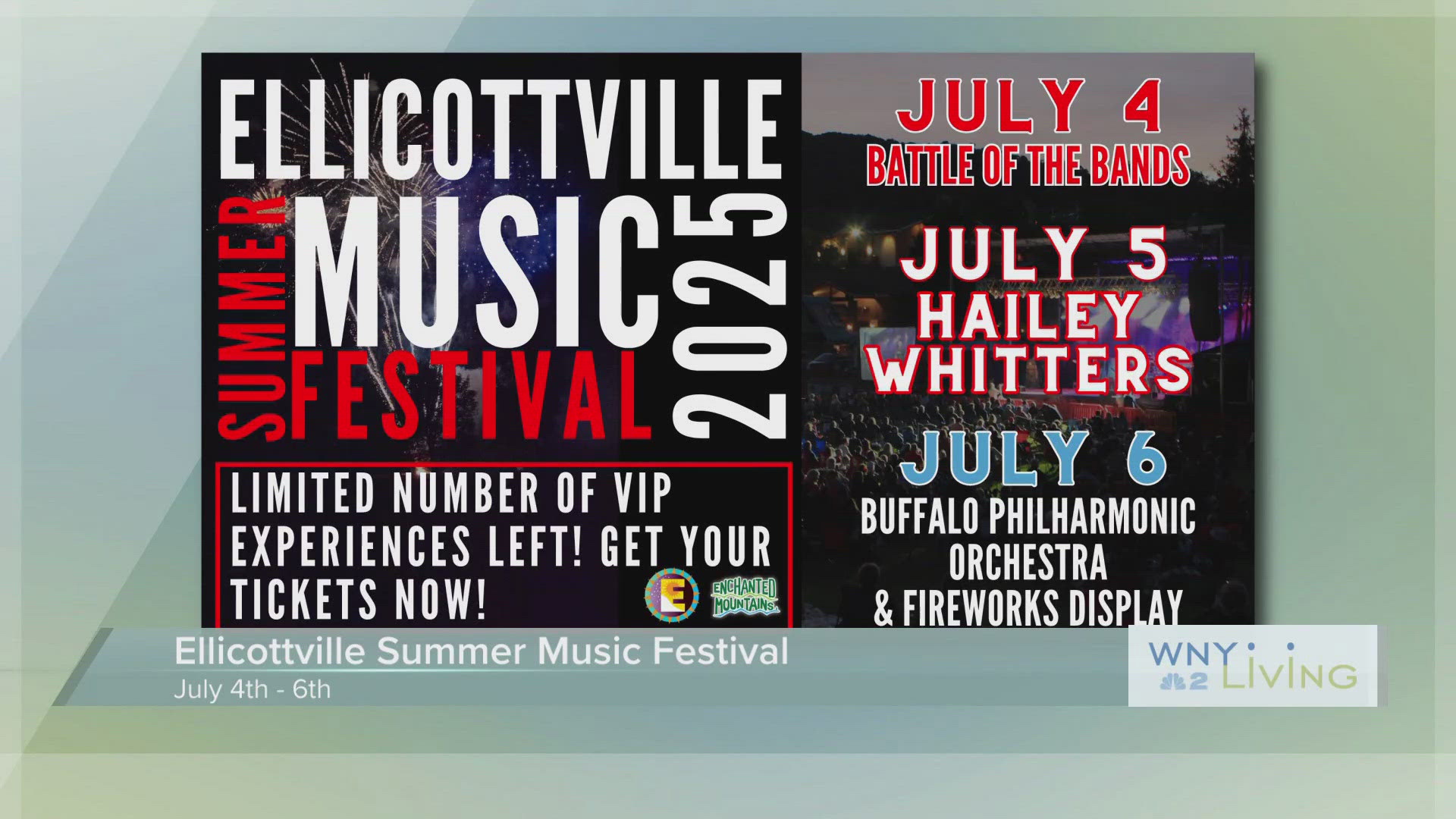 WNY Living - May 24 - Ellicottville Chamber of Commerce THIS VIDEO IS SPONSORED BY ELLICOTTVILLE CHAMBER OF COMMERCE
