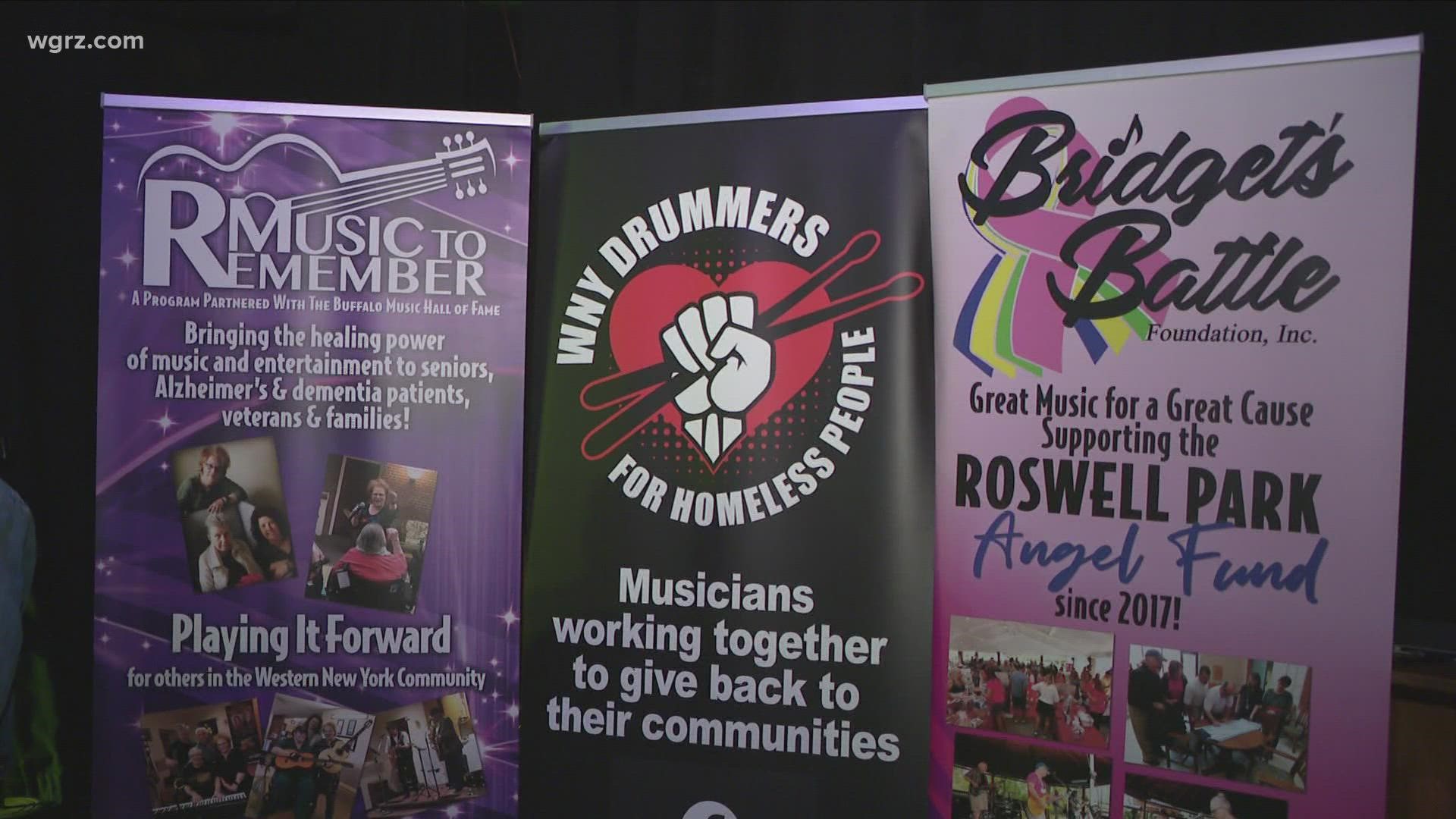 Music To Remember WNY Bridget's Battle and WNY Drummers for Homeless People all joined together to put on a concert this afternoon.