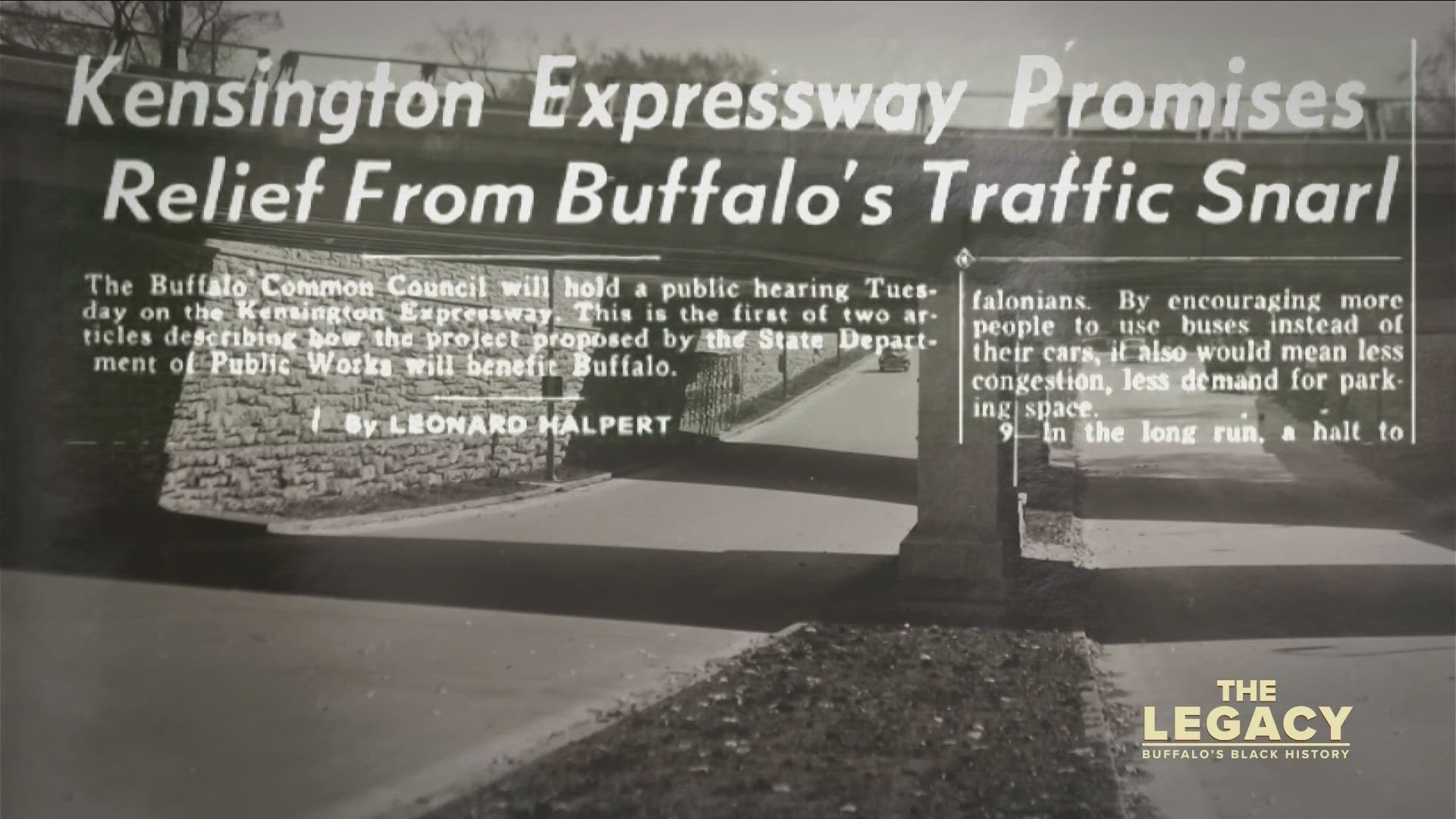 We look back at the Kensington Expressway before it was built and reflect on the community it divided.