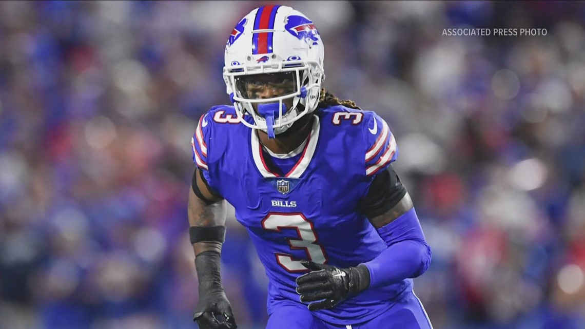 Damar Hamlin x Buffalo Bills NFL New Era A-FRAME 9FORTY – LidsHatDrop