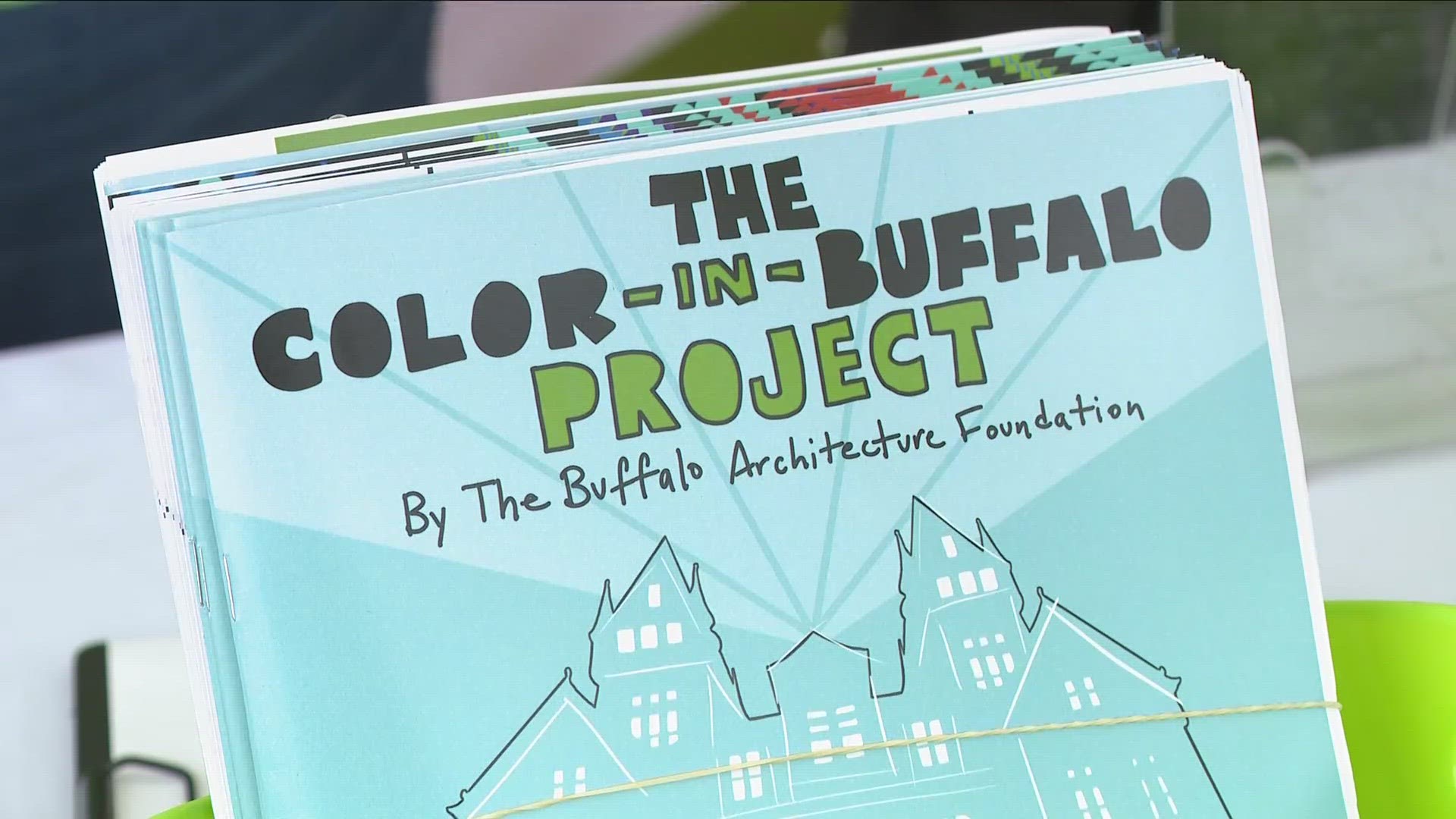 The Buffalo Architecture Foundation released a new coloring book titled Color in Buffalo