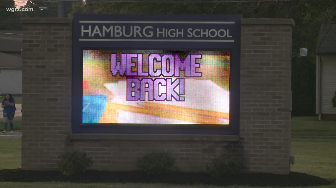 Hamburg Central School District students back to the classroom
