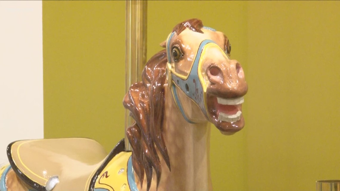 Finishing touches going on Buffalo Heritage Carousel animals | wgrz.com