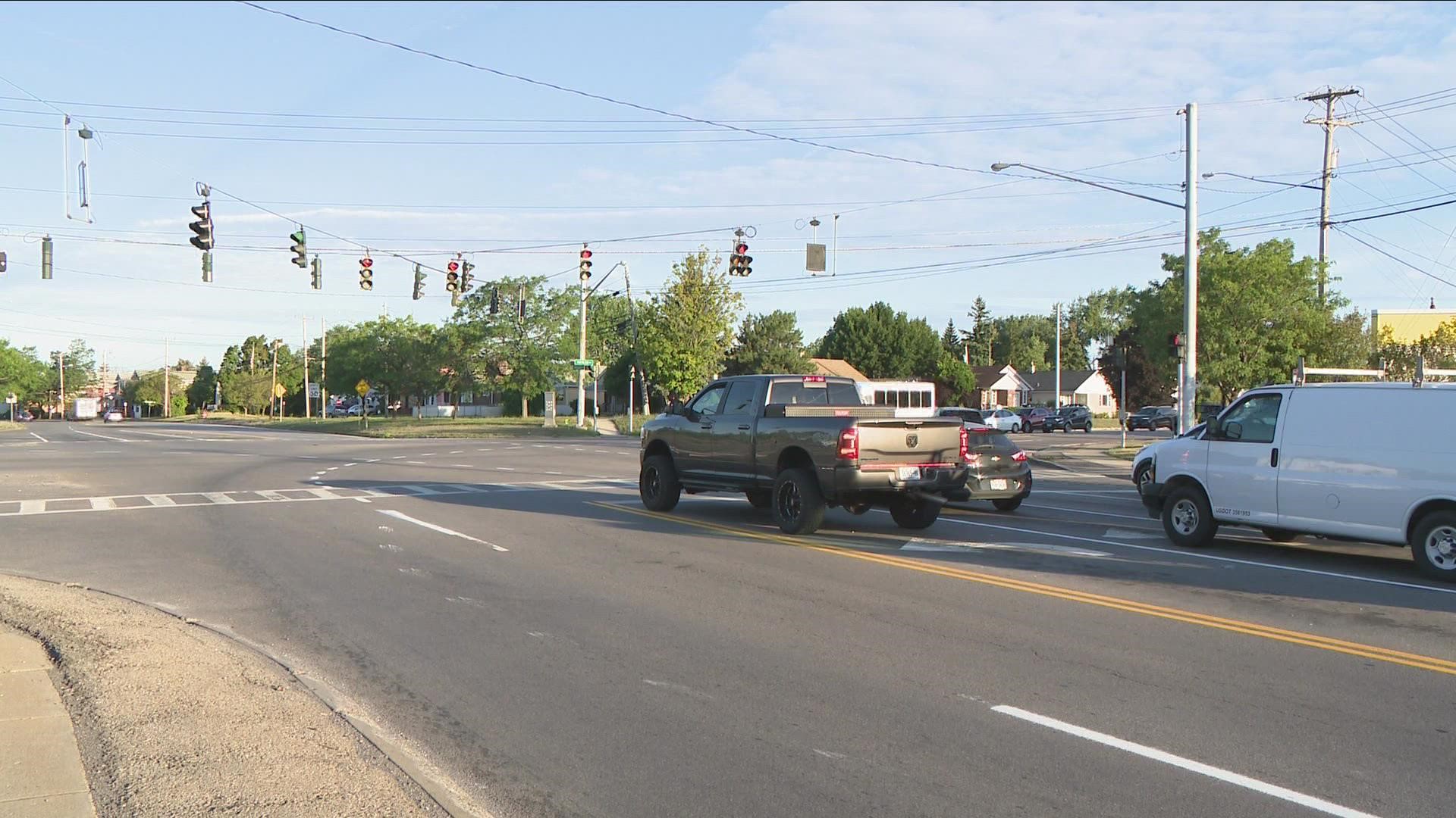 A man is in critical condition at ECMC after being hit by a car Sunday afternoon.