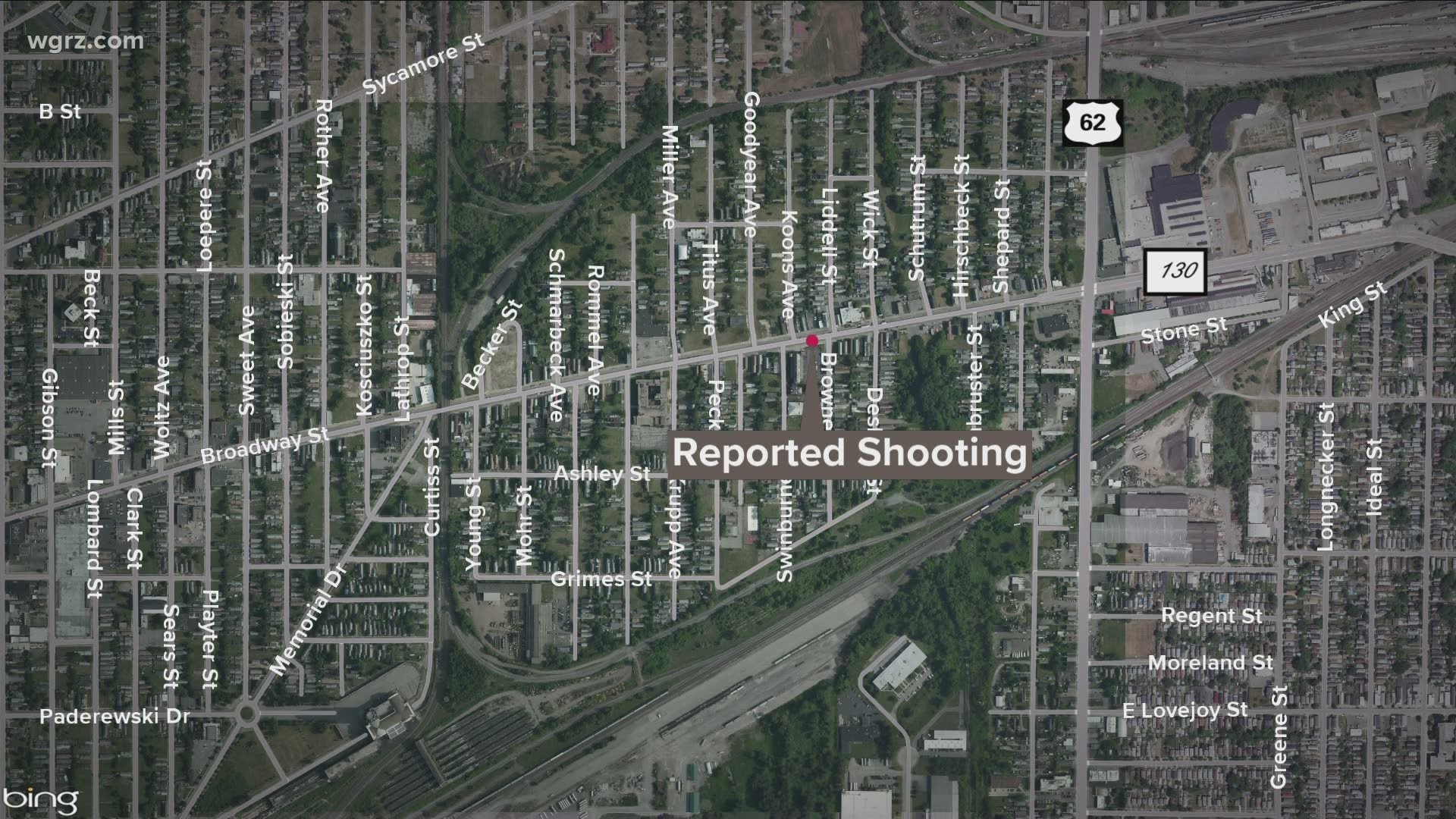 Detectives are trying to figure out if the shooting happened near Broadway and Brownell Street.