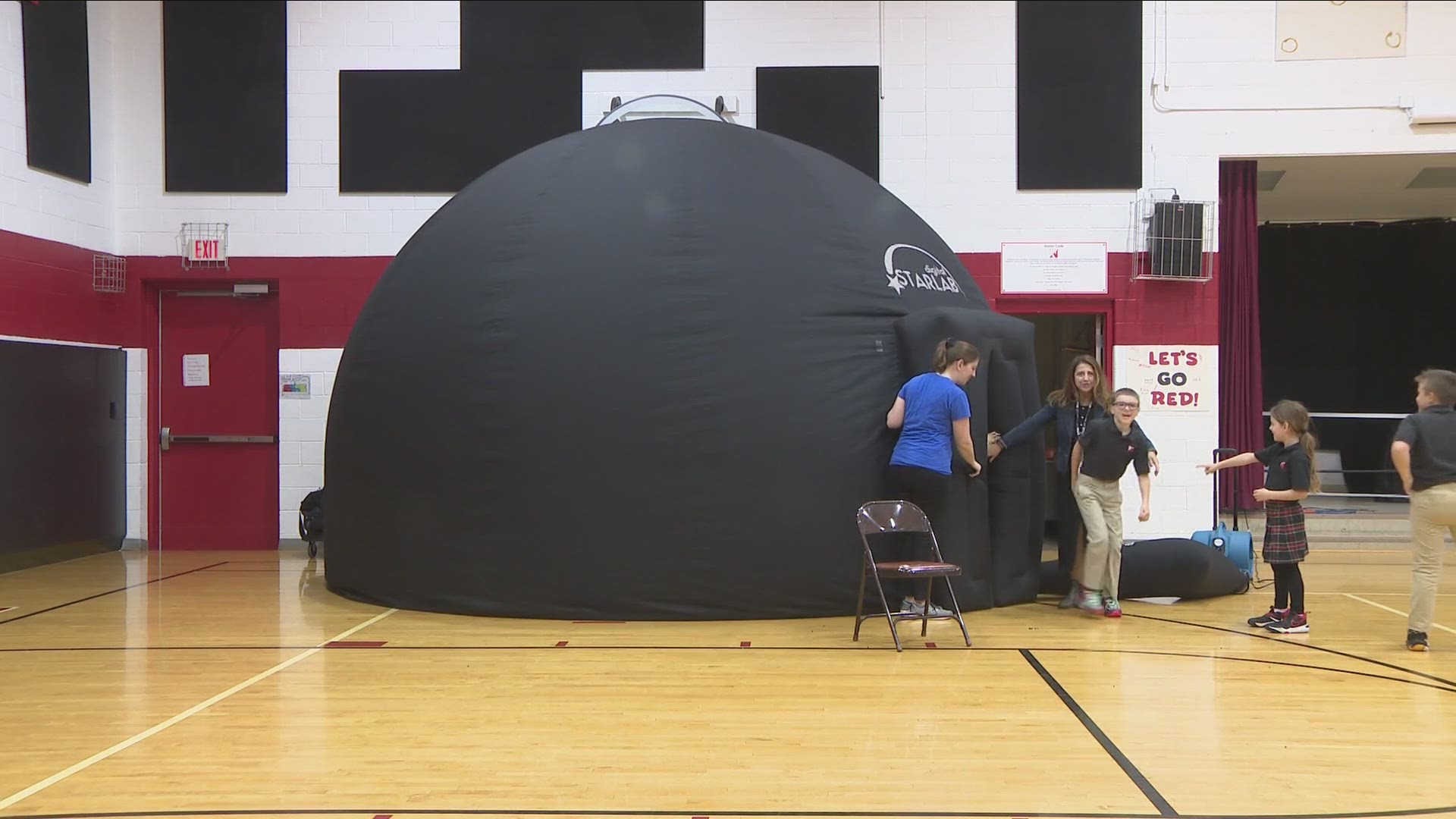 Nativity of Our Lord School has a digital planetarium for students