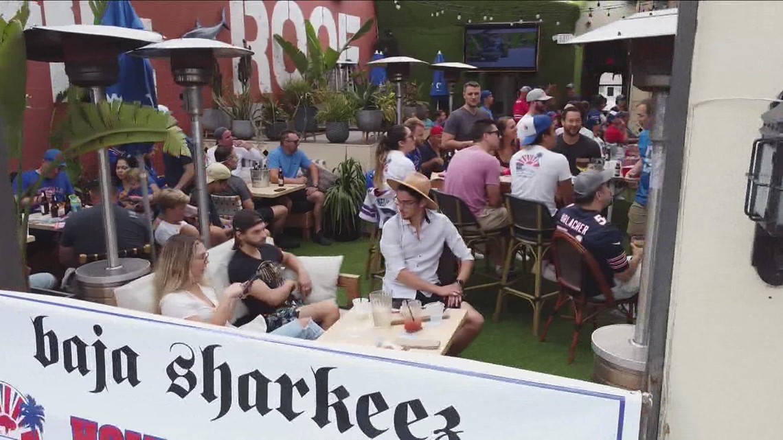 Bills Mafia packs tailgate in scorching Southern California heat