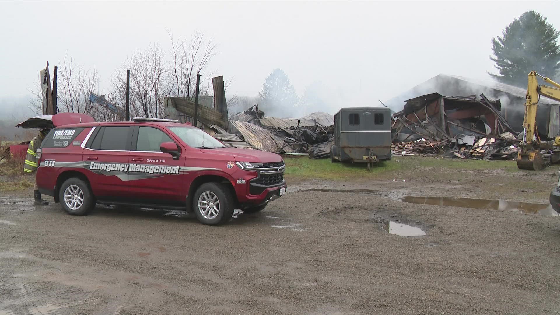 Arcade, NY overnight fire impacts several businesses
