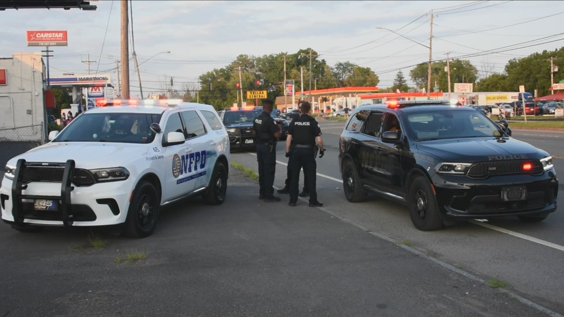 Police said the incident happened shortly after 7:30 p.m. Saturday at the Niagara Falls Motel. The teen is currently in critical condition.