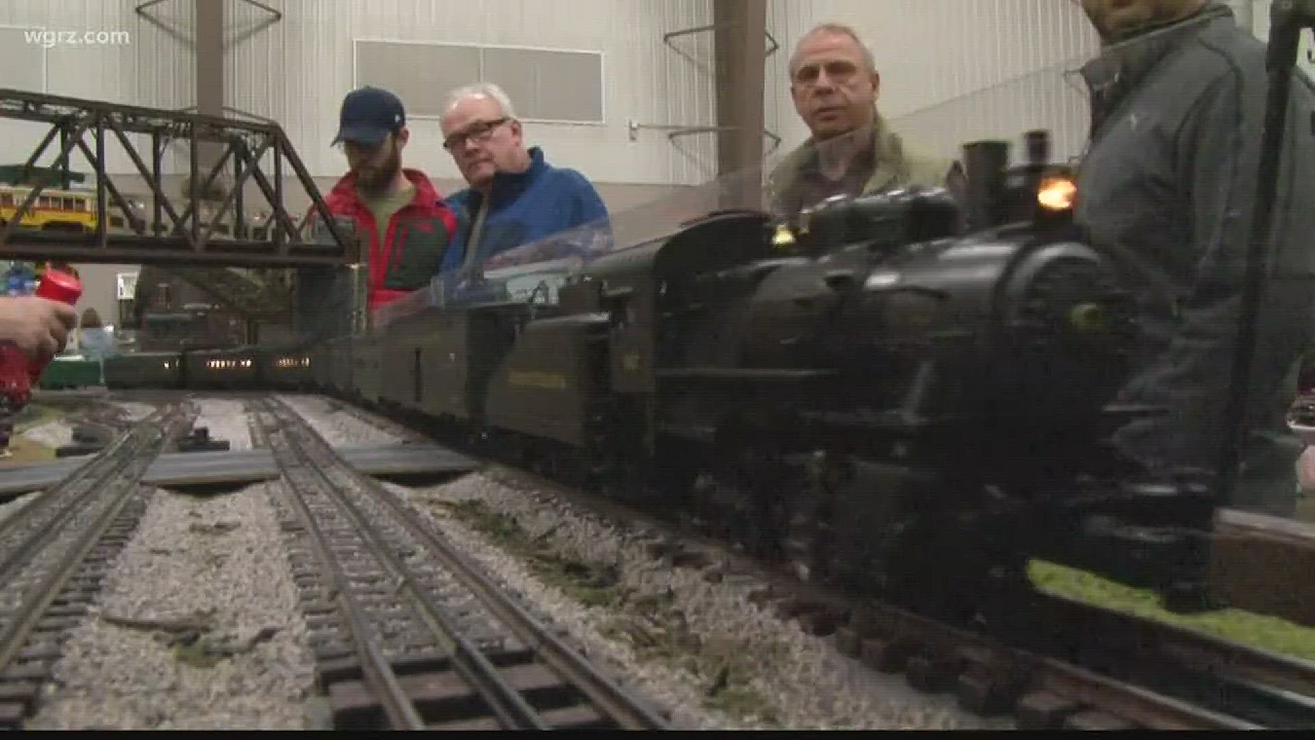 Winter train and toy show at Hamburg Fairgrounds