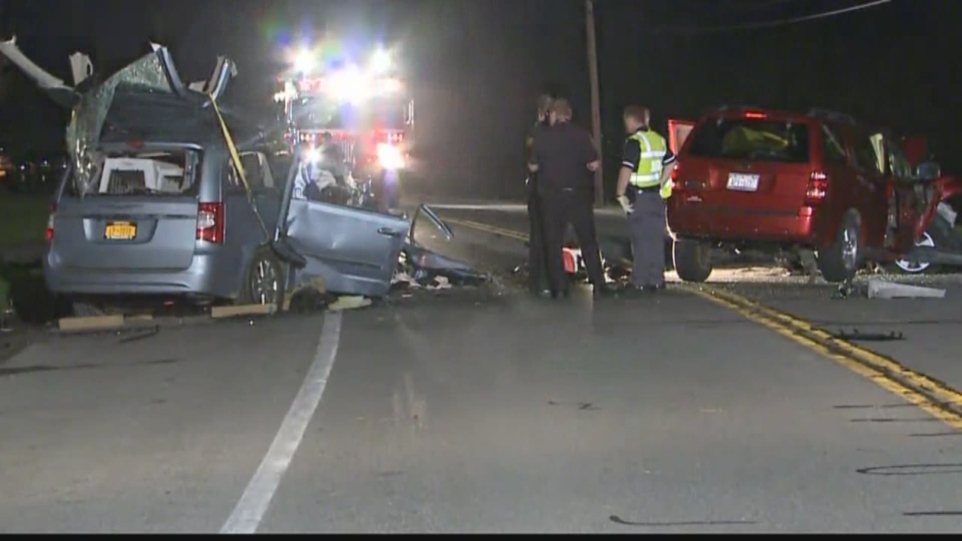 Car crash sends four to hospital