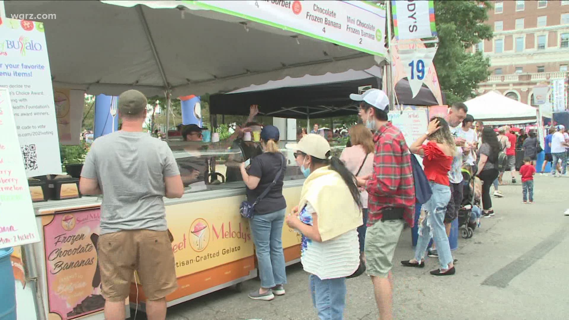 The Taste of Buffalo is back in full force and in full flavor this weekend.