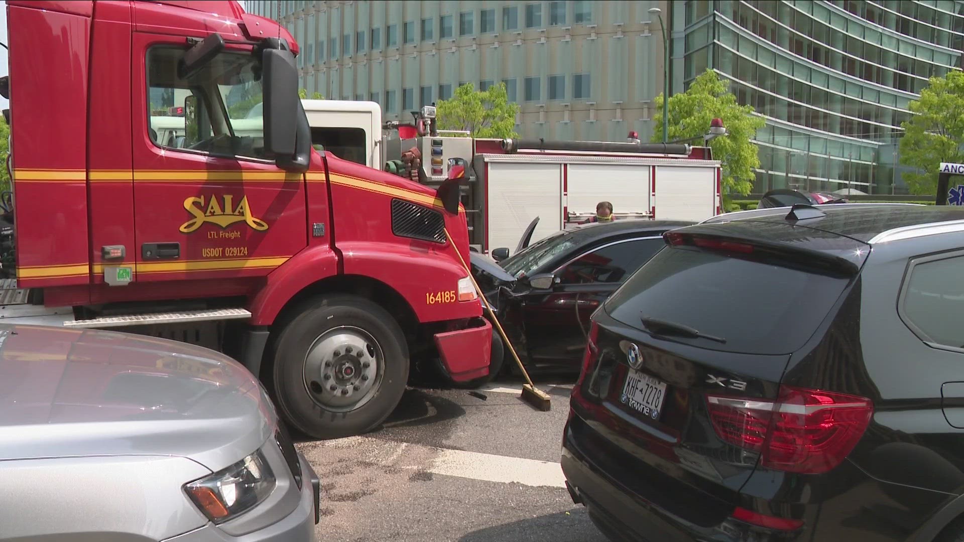 A wrongway accident in Buffalo sends 4 people to hospital