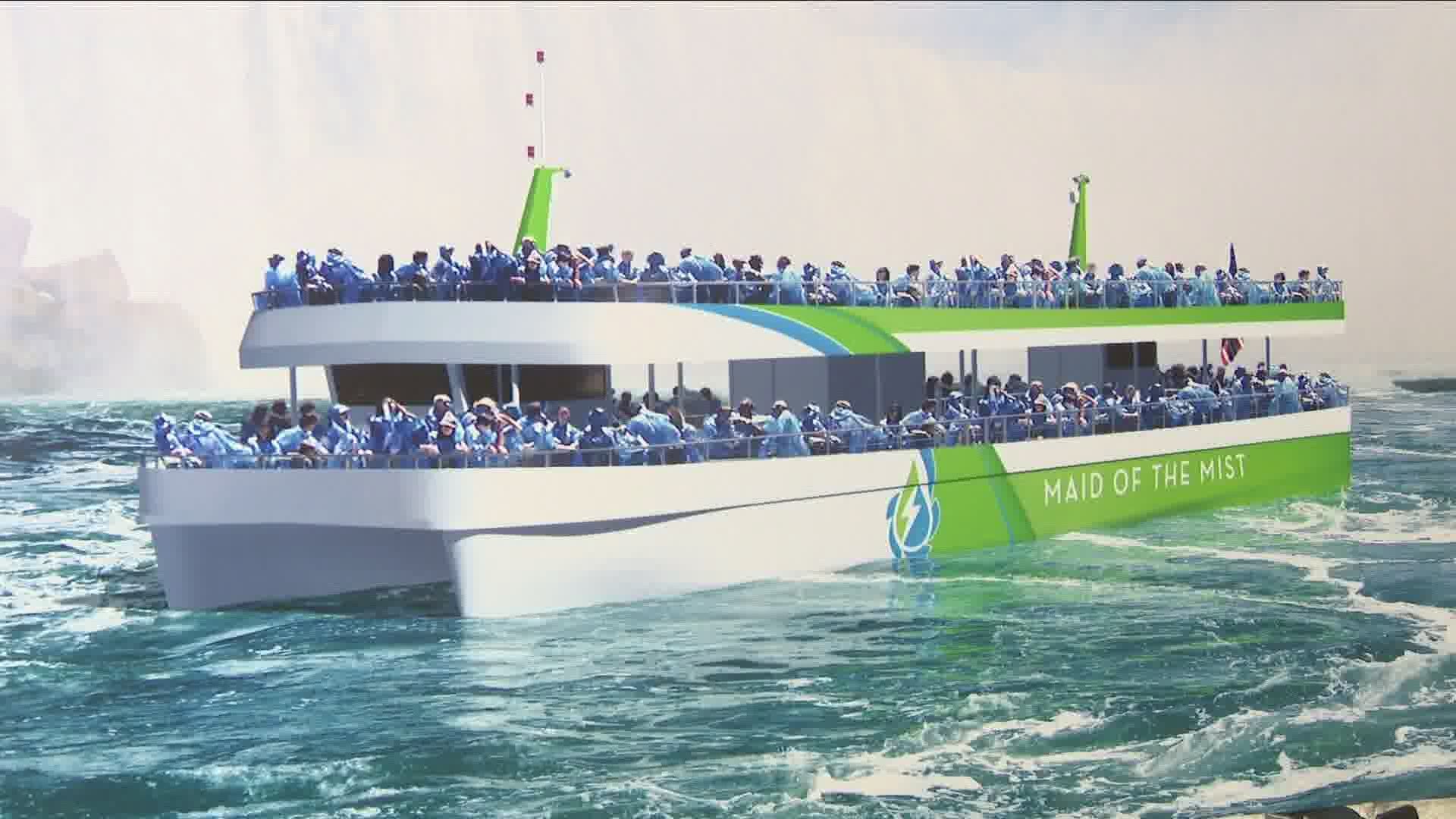 Maid of the Mist launching zero-emission, electric boats
