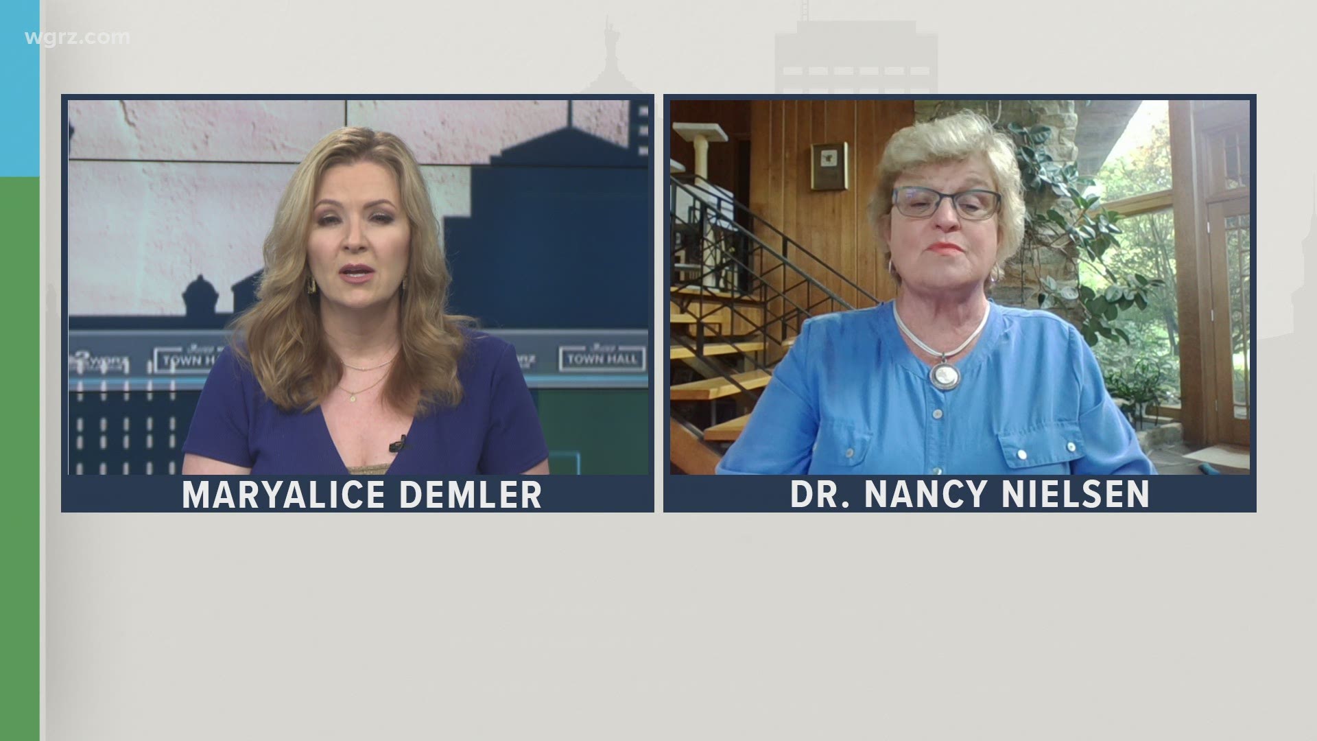 Dr. Nancy Nielsen joins the town hall to discuss the rising number of COVID cases.