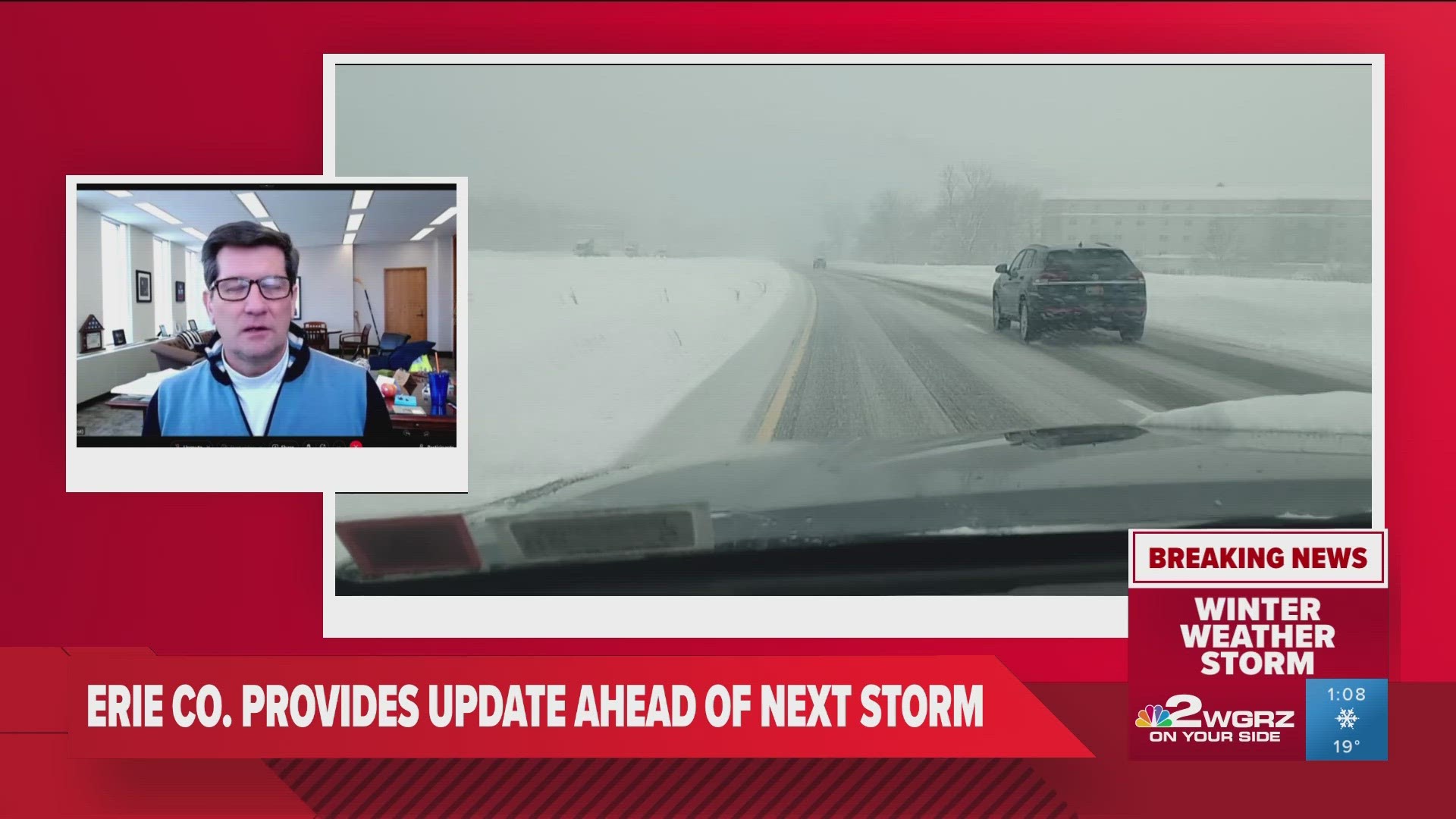 Erie County Executive provides winter storm updates