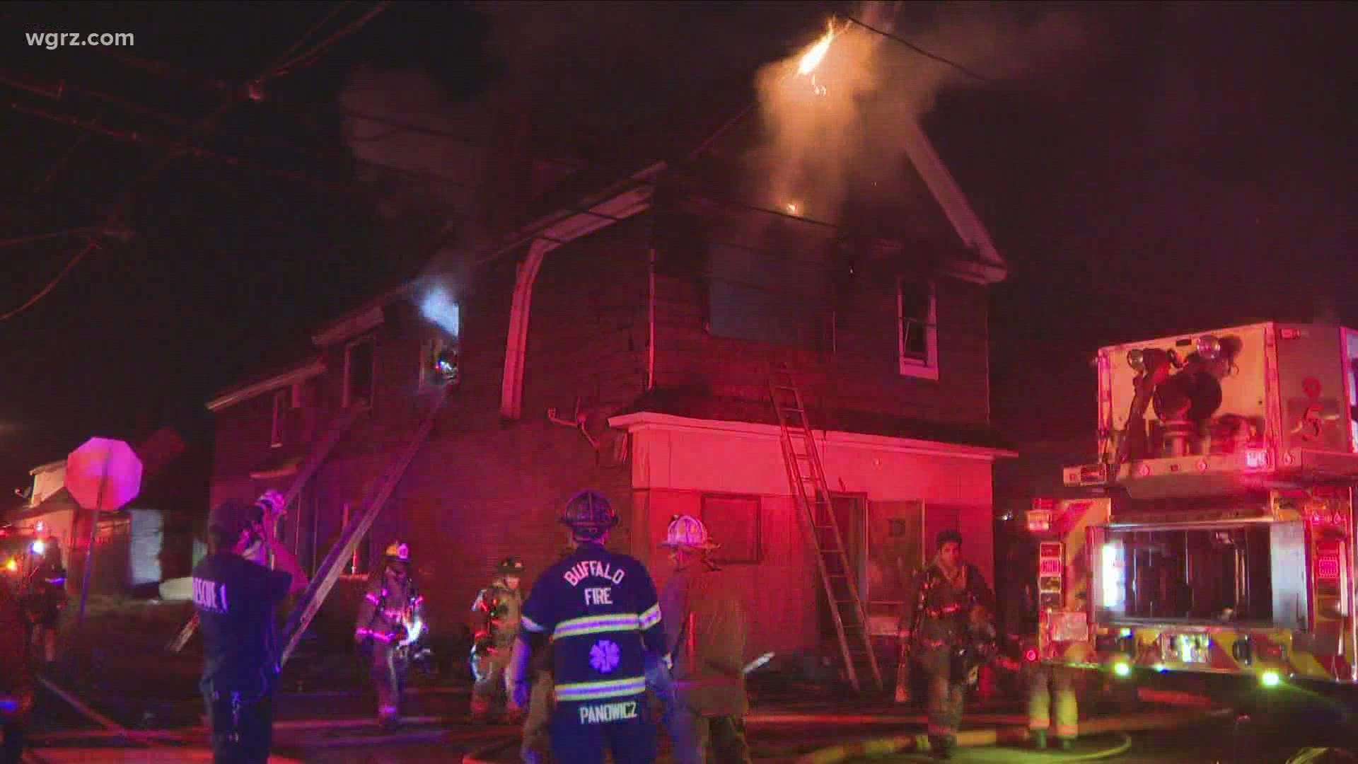 The call came in around 10 p.m. Tuesday. Investigators are looking into what started the fire.