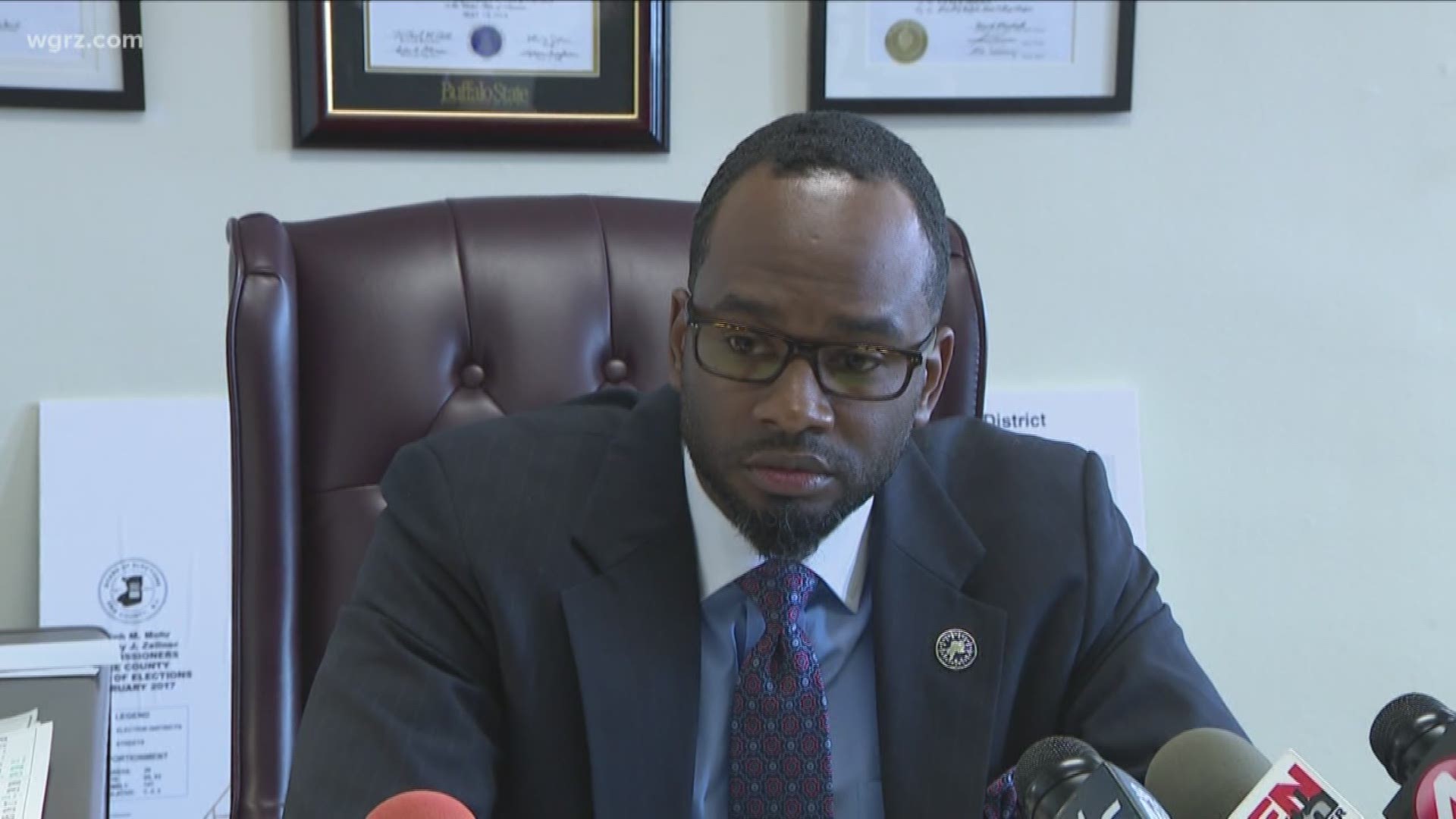 Buffalo Common Council Member Ulysees Wingo refused to get into specifics about the incident at Riverside High two weeks ago involving him bringing his loaded, registered handgun to the school.