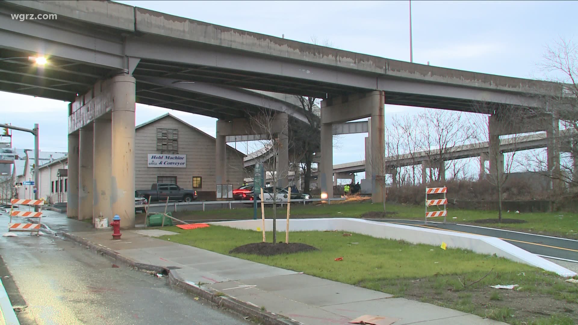 Officials say they are investigating what caused the man to lose control of his motorcycle on the on-ramp from the i-190 north to the eastbound 198.