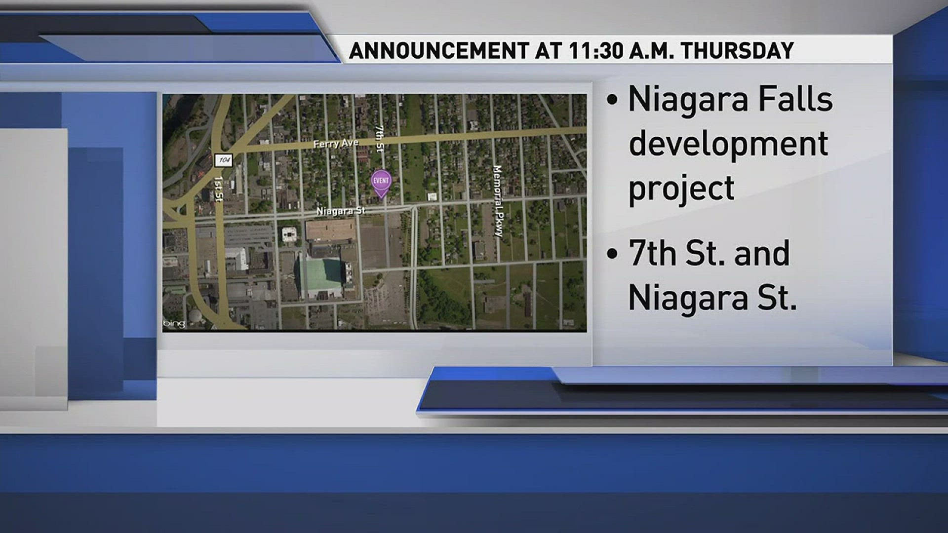 Niagara Falls development project to be revealed