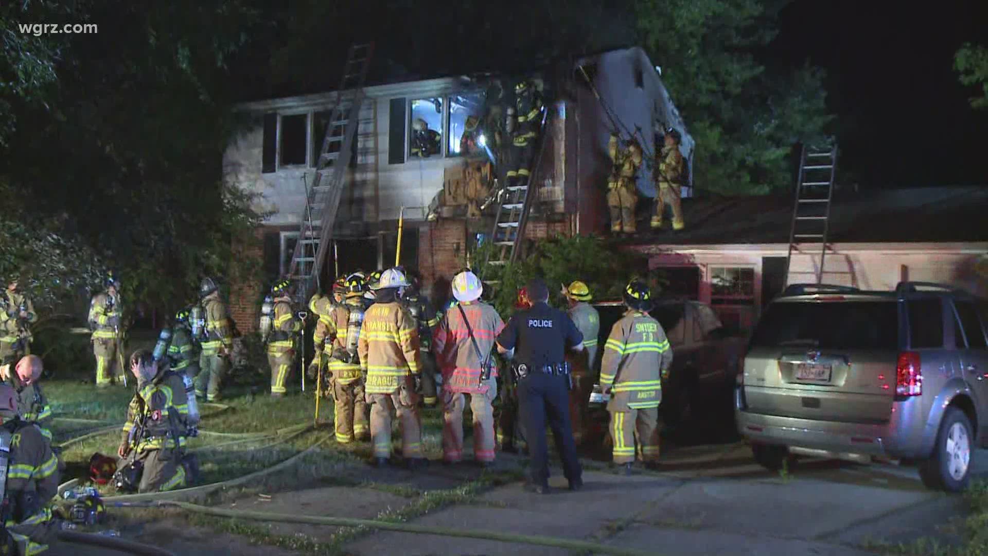 House fire in Amherst