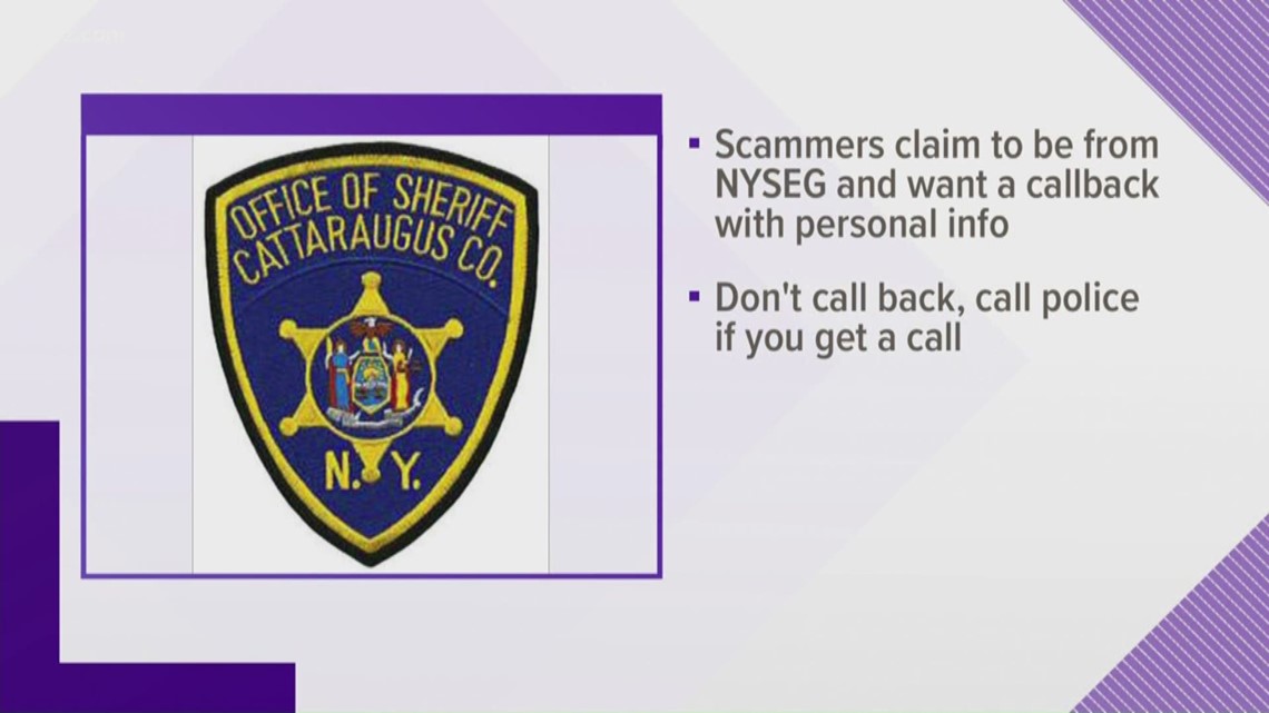 Cattaraugus County Sheriff's Office issues warning about scam