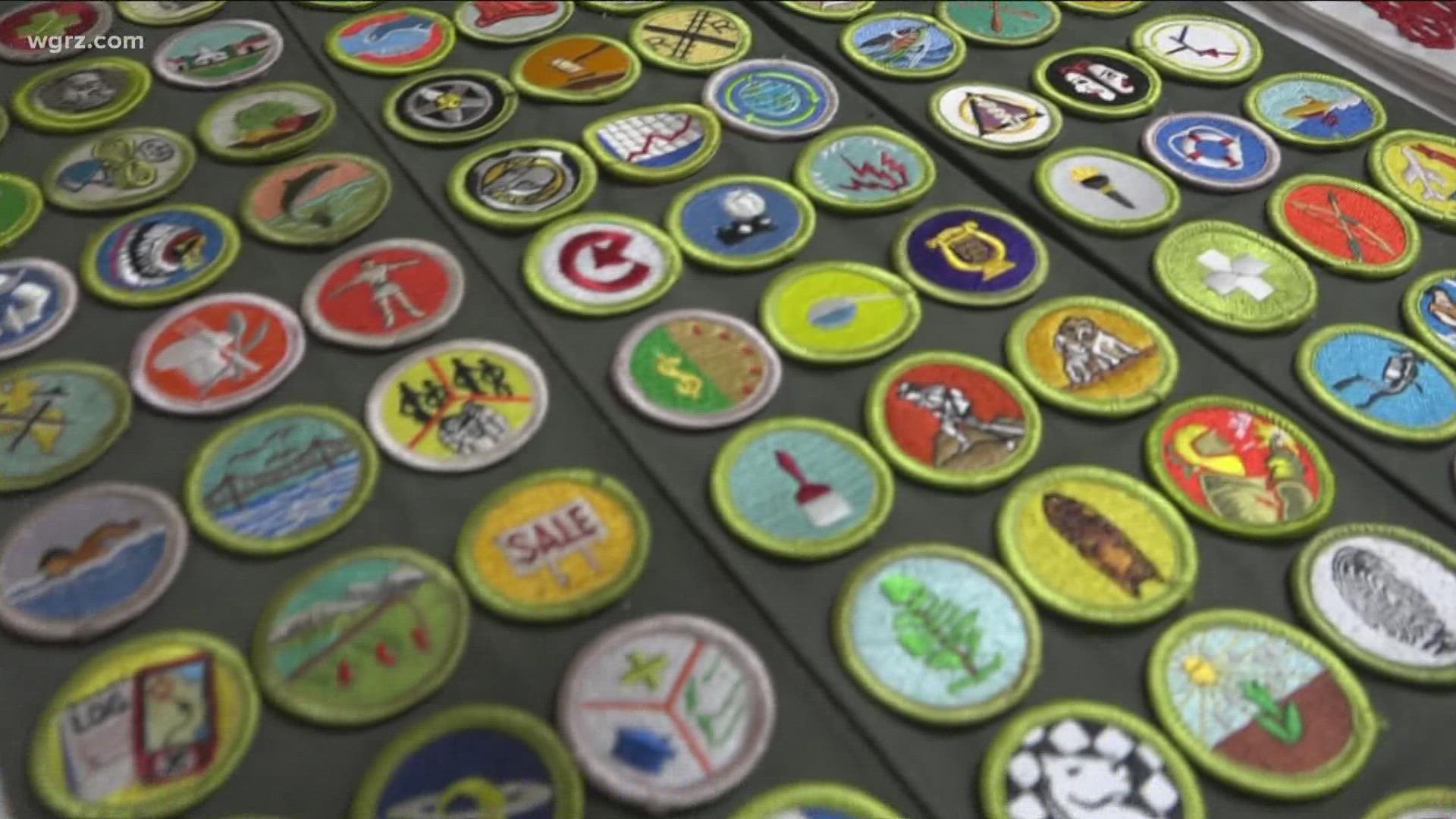 18-year-old Kevin Thompson collected the more than 130 merit badges over a 7 year span.