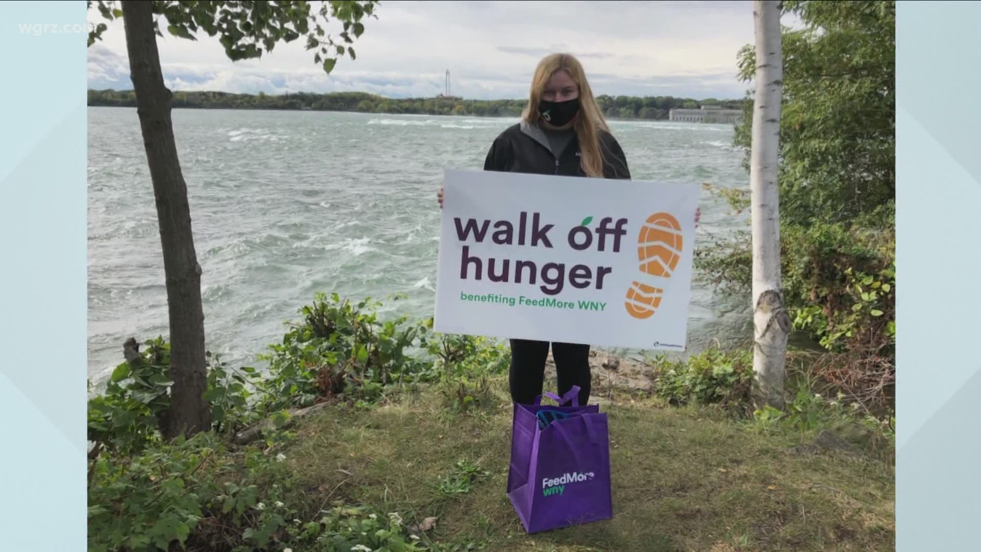 The event features options for both virtual and socially distanced walks to raise money for food assistance.