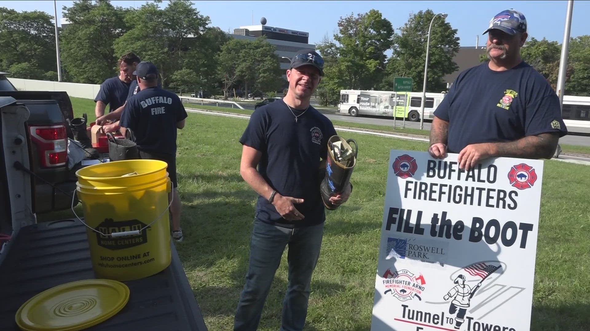 Firefighters Local 282 'Fill The Boot' Drive