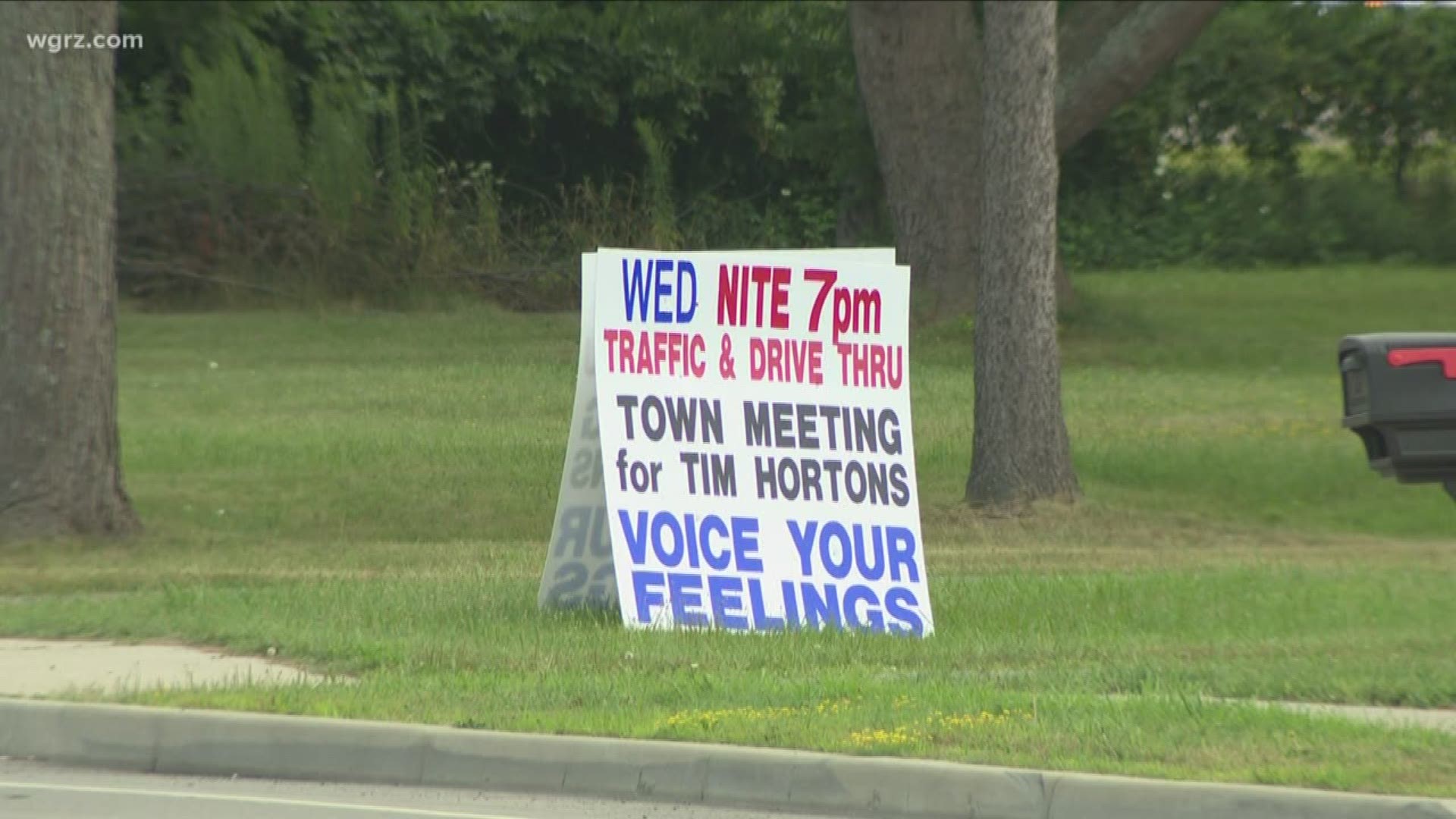 The Town of Orchard Park held a public hearing Wednesday evening