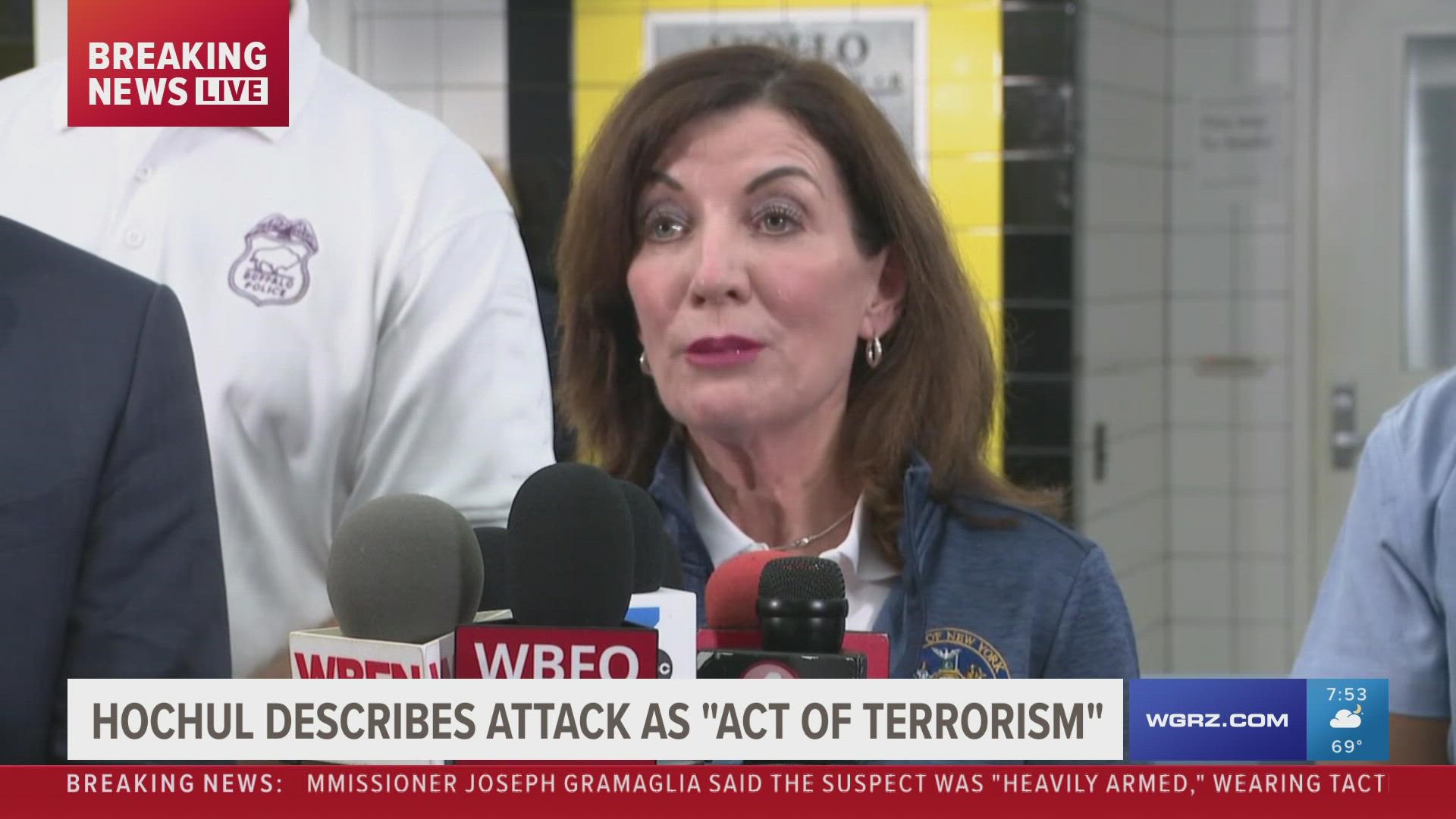 New York Governor Kathy Hochul discusses mass shooting in Buffalo