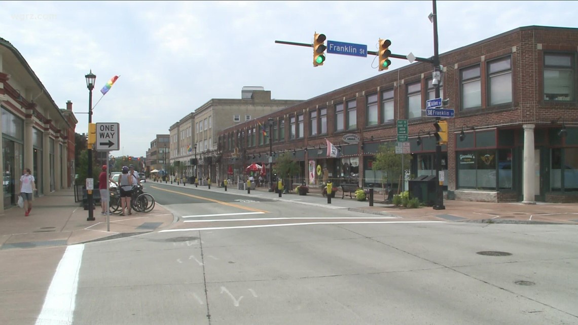 Allen St. to be closed to vehicle traffic between Delaware and Elmwood through mid-summer