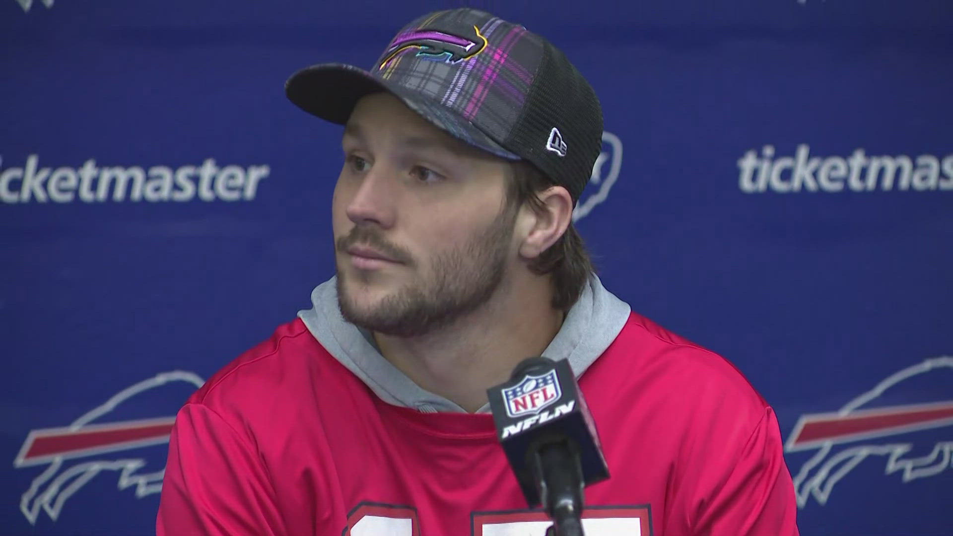 Bills news conference: Josh Allen. Bills quarterback Josh Allen talked ahead of Sunday's game with the Miami Dolphins.