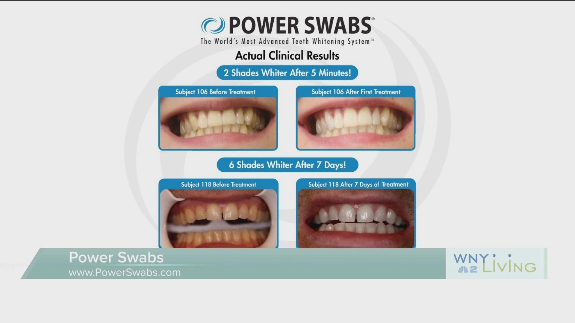 WNY Living - January 7 - Power Swabs Teeth Whitening (THIS VIDEO IS SPONSORED BY POWER SWABS)