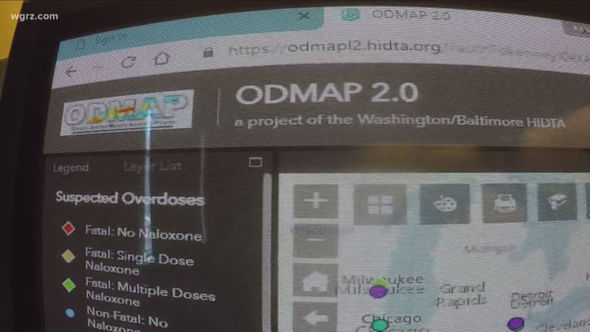 OD Map- it allows police nationwide to log information about drug overdoses police respond to.