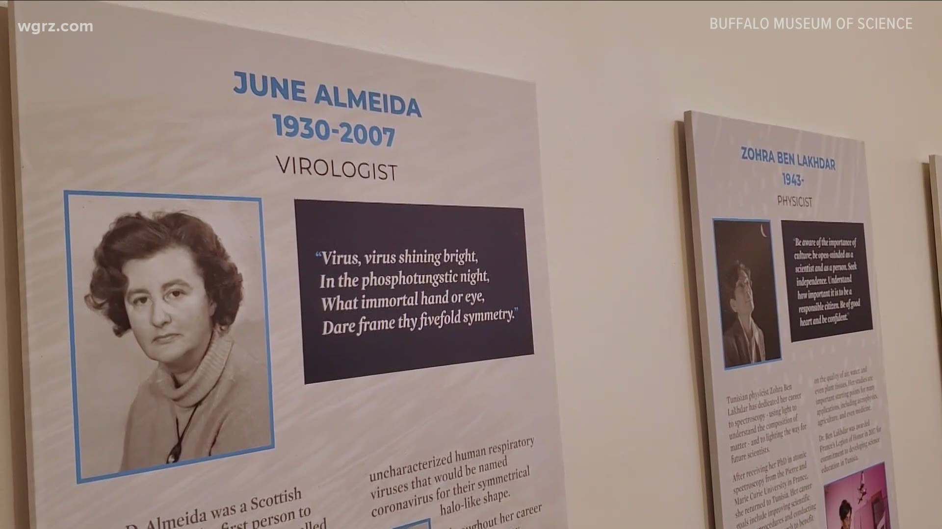 The Museum teamed up with Turner Construction for the Women's History Month exhibit. It honors ten women who were groundbreakers in science, technology, engineering