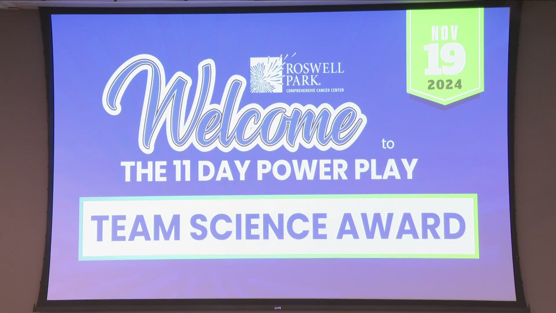 The 11 Day Power Play announced the recipient of the Team Science Award at Roswell on Tuesday.  