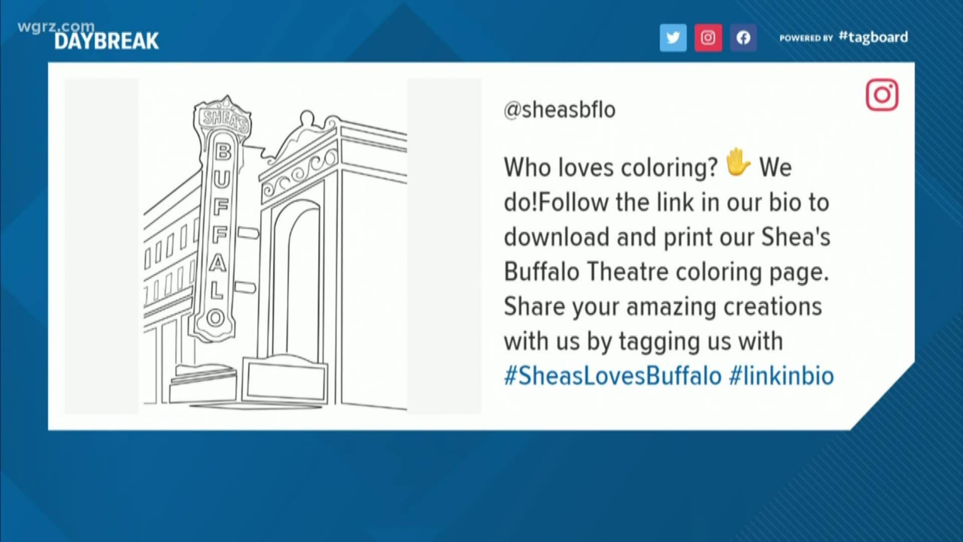 Shea's Buffalo asking patrons to show off their artistic ability online