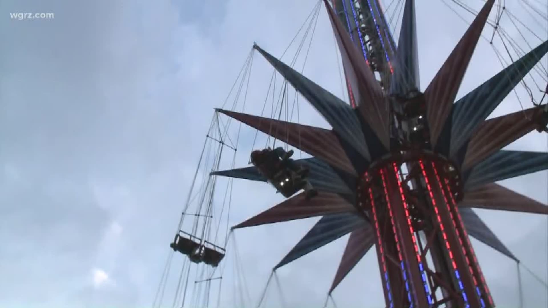 The amusement park showed off the SkyScreamer, and 2 On Your Side's Kevin O'Neill took a spin.